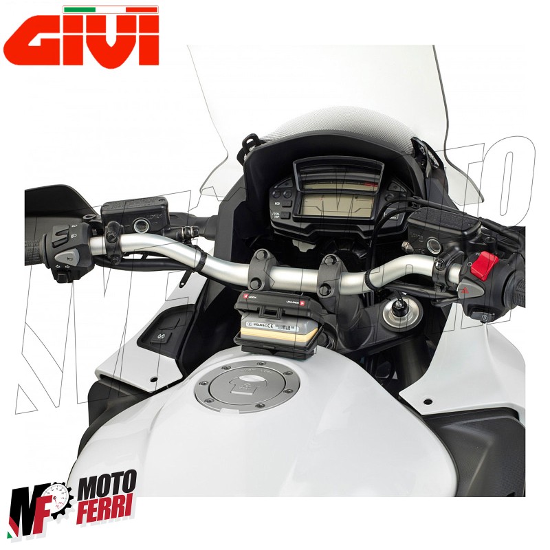 MF3033 - Custodia Porta Telepass Adesivo Givi Universale Moto Scooter S602