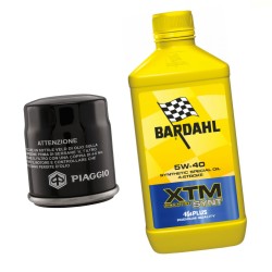 KIT TAGLIANDO 3 LT OLIO BARDAHL XTC C60 10W40 + FILTRO OLIO YAMAHA HONDA  DUCATI