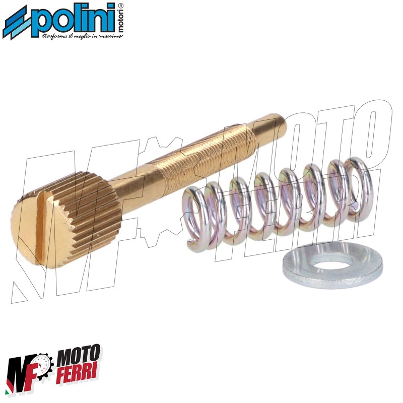 MF3604 – Vite + Molla Regolazione Aria Minimo per Carburatore Polini PWK 32  34