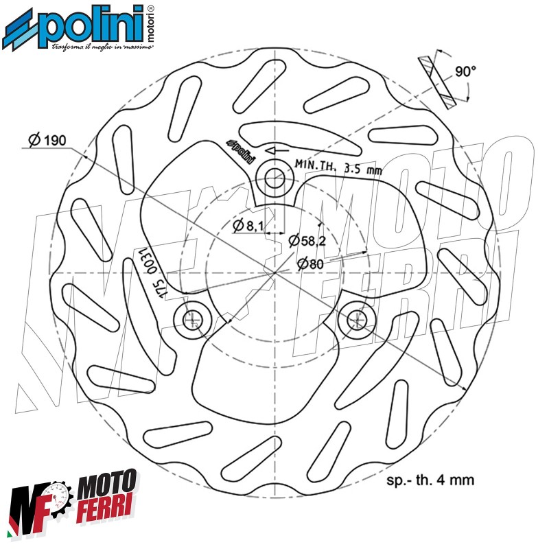 MF4090 – Pastiglie Freno Anteriore Newfren Aprilia SR GT / Sport