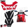 MF4026 - Adesivo Protezione Paraserbatoio Ducati Resina Rosso / Carbonio 20x14cm