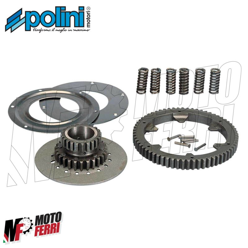 KIT PRIMARIA POLINI INGRANAGGI LUNGHI 23 64 DRITTI A 6 MOLLE VESPA PX 125  150