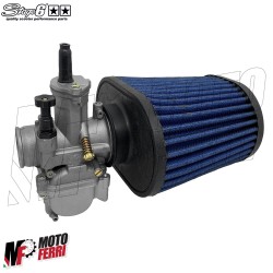 MF4602 - Filtro Aria Cono Stage6 Drag Race Blu 49mm per Polini PWK 24 26 28  30