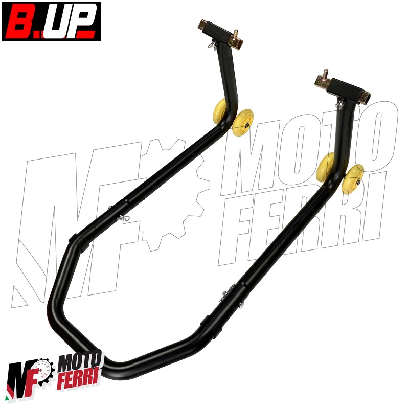 MF4795 - Kit 2 Cavalletti Alza Moto B.Up Anteriore Cono + Posteriore a  Forchette