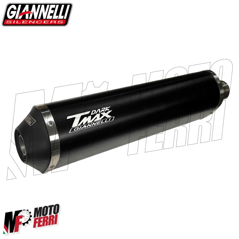 MARMITTA SCARICO COMPLETO GIANNELLI IPERSPORT DARK YAMAHA TMAX 500 08 011 T  MAX