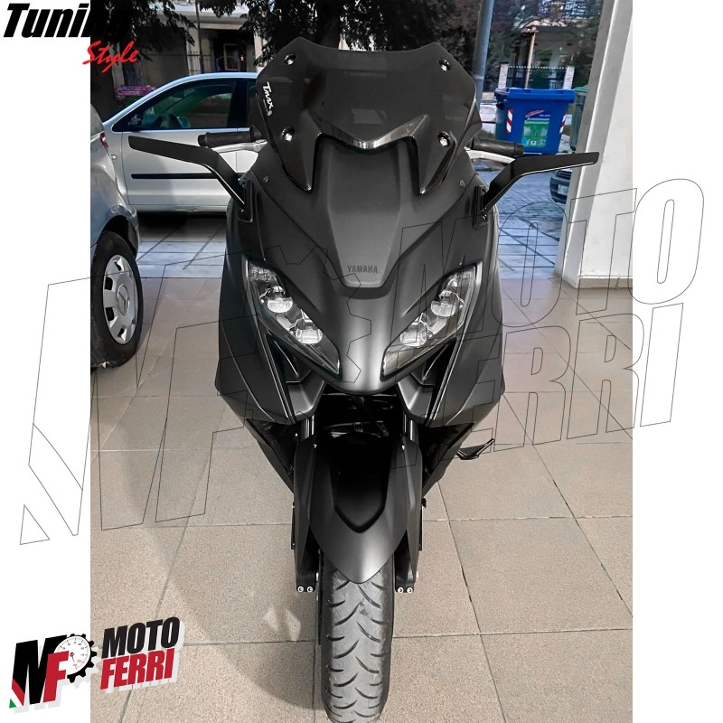 MF5792 Specchietti Retrovisori Stealth Alluminio Nero Yamaha TMax 560  2022/2024