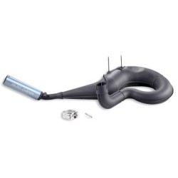 MF0544 - MARMITTA ESPANSIONE MALOSSI POWER EXHAUST BLACK VESPA PX 200 E