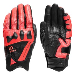 MF6208 Guanti Dainese X-Ride Gloves Racing in Pelle Rosso / Nero con Protezioni